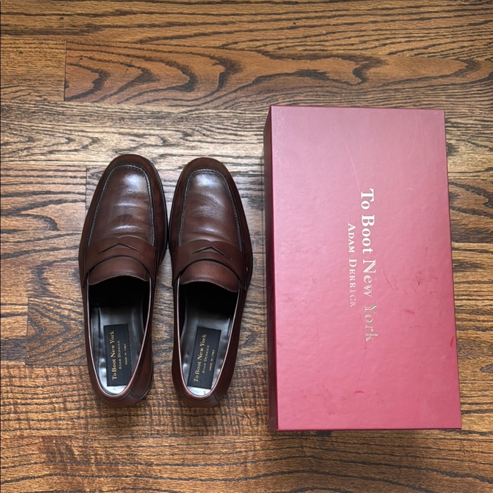 To Boot Men's Brown Leather Shoes size 10.5